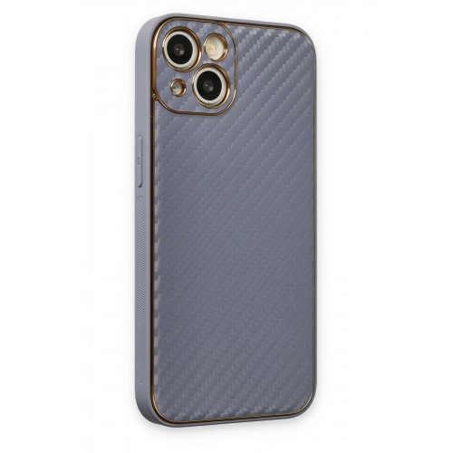 Newface iPhone 13 Kılıf Coco Karbon Silikon - Gri Newface iPhone 13 Kılıf Coco Karbon Silikon - Gri