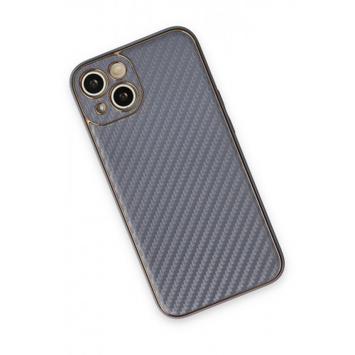 Newface iPhone 13 Kılıf Coco Karbon Silikon - Gri Newface iPhone 13 Kılıf Coco Karbon Silikon - Gri