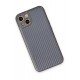 Newface iPhone 13 Kılıf Coco Karbon Silikon - Gri Newface iPhone 13 Kılıf Coco Karbon Silikon - Gri