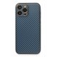 Newface iPhone 13 Pro Max Kılıf Coco Karbon Silikon - Mavi Newface iPhone 13 Pro Max Kılıf Coco Karbon Silikon - Mavi