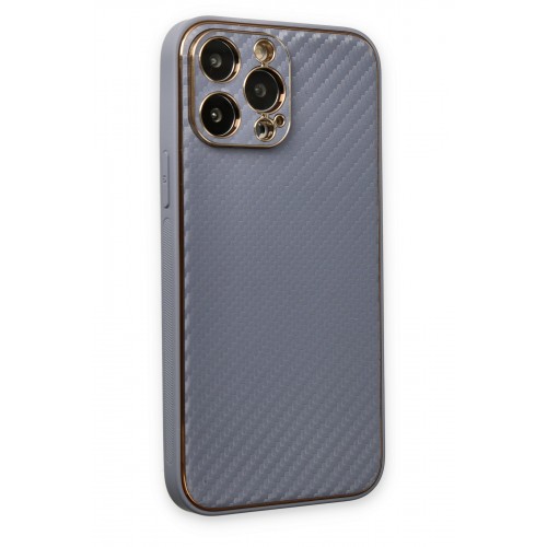 Newface iPhone 13 Pro Max Kılıf Coco Karbon Silikon - Gri Newface iPhone 13 Pro Max Kılıf Coco Karbon Silikon - Gri
