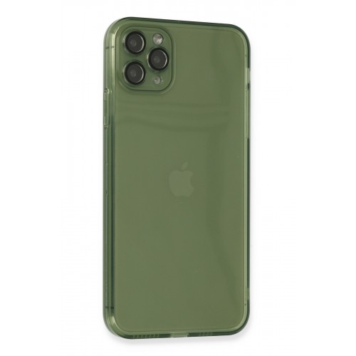 Newface iPhone 11 Pro Max Kılıf Fly Lens Silikon - Yeşil Newface iPhone 11 Pro Max Kılıf Fly Lens Silikon - Yeşil