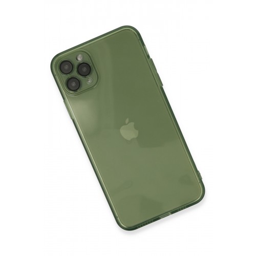 Newface iPhone 11 Pro Max Kılıf Fly Lens Silikon - Yeşil Newface iPhone 11 Pro Max Kılıf Fly Lens Silikon - Yeşil