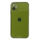 Newface iPhone 12 Kılıf Fly Lens Silikon - Yeşil Newface iPhone 12 Kılıf Fly Lens Silikon - Yeşil