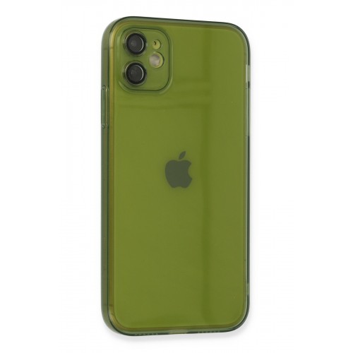 Newface iPhone 12 Kılıf Fly Lens Silikon - Yeşil Newface iPhone 12 Kılıf Fly Lens Silikon - Yeşil