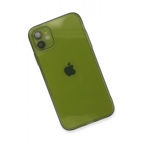Newface iPhone 12 Kılıf Fly Lens Silikon - Yeşil Newface iPhone 12 Kılıf Fly Lens Silikon - Yeşil