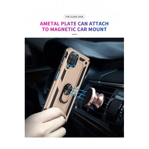 Newface Samsung Galaxy A22 Kılıf Sofya Yüzüklü Silikon Kapak - Gold Newface Samsung Galaxy A22 Kılıf Sofya Yüzüklü Silikon Kapak - Gold