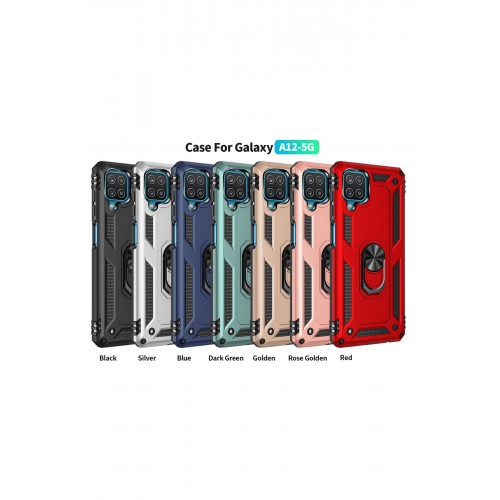 Newface Samsung Galaxy M32 Kılıf Sofya Yüzüklü Silikon Kapak - Siyah Newface Samsung Galaxy M32 Kılıf Sofya Yüzüklü Silikon Kapak - Siyah
