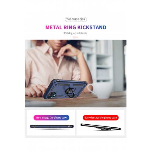 Newface Samsung Galaxy M32 Kılıf Sofya Yüzüklü Silikon Kapak - Lacivert Newface Samsung Galaxy M32 Kılıf Sofya Yüzüklü Silikon Kapak - Lacivert