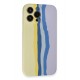 Newface iPhone 13 Pro Kılıf Ebruli Lansman Silikon - Sarı-Lila Newface iPhone 13 Pro Kılıf Ebruli Lansman Silikon - Sarı-Lila