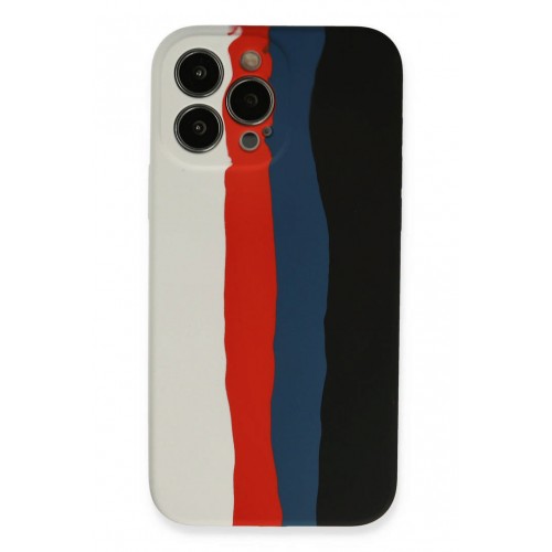 Newface iPhone 13 Pro Kılıf Ebruli Lansman Silikon - Beyaz-Siyah Newface iPhone 13 Pro Kılıf Ebruli Lansman Silikon - Beyaz-Siyah