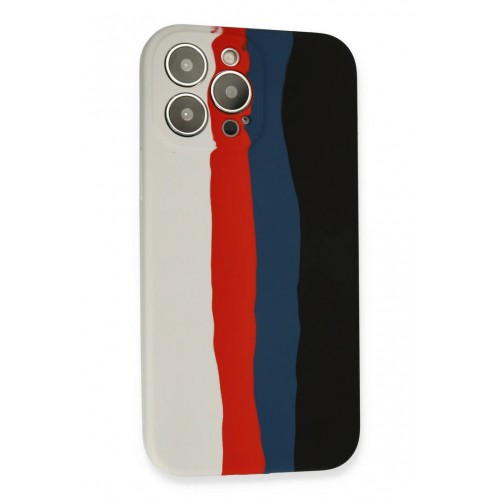 Newface iPhone 13 Pro Kılıf Ebruli Lansman Silikon - Beyaz-Siyah Newface iPhone 13 Pro Kılıf Ebruli Lansman Silikon - Beyaz-Siyah