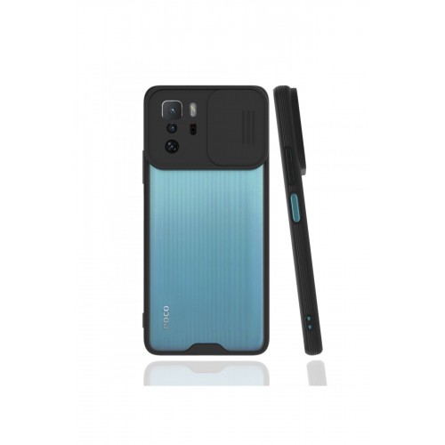 Newface Xiaomi Poco X3 GT Kılıf Platin Kamera Koruma Silikon - Siyah Newface Xiaomi Poco X3 GT Kılıf Platin Kamera Koruma Silikon - Siyah