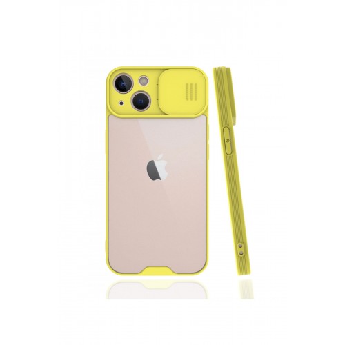 Newface iPhone 13 Mini Kılıf Platin Kamera Koruma Silikon - Sarı Newface iPhone 13 Mini Kılıf Platin Kamera Koruma Silikon - Sarı
