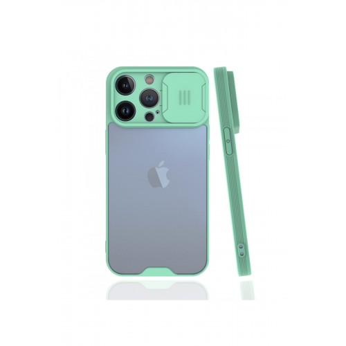 Newface iPhone 13 Pro Max Kılıf Platin Kamera Koruma Silikon - Açık Yeşil Newface iPhone 13 Pro Max Kılıf Platin Kamera Koruma Silikon - Açık Yeşil