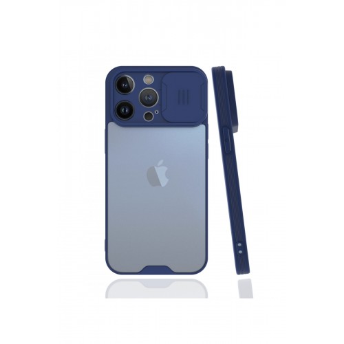 Newface iPhone 13 Pro Max Kılıf Platin Kamera Koruma Silikon - Lacivert Newface iPhone 13 Pro Max Kılıf Platin Kamera Koruma Silikon - Lacivert
