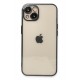 Newface iPhone 13 Kılıf Razer Lensli Silikon - Siyah