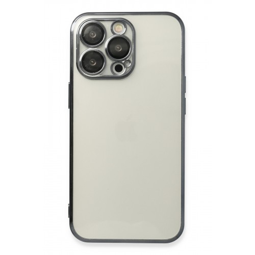 Newface iPhone 13 Pro Kılıf Razer Lensli Silikon - Siyah