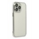 Newface iPhone 13 Pro Kılıf Razer Lensli Silikon - Gümüş Newface iPhone 13 Pro Kılıf Razer Lensli Silikon - Gümüş