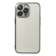 Newface iPhone 13 Pro Max Kılıf Razer Lensli Silikon - Siyah