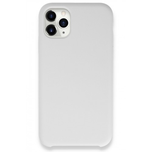 Newface iPhone 11 Pro Max Kılıf Lansman Legant Silikon - Beyaz