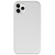 Newface iPhone 11 Pro Max Kılıf Lansman Legant Silikon - Beyaz