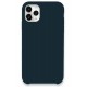 Newface iPhone 11 Pro Max Kılıf Lansman Legant Silikon - Gece Mavisi