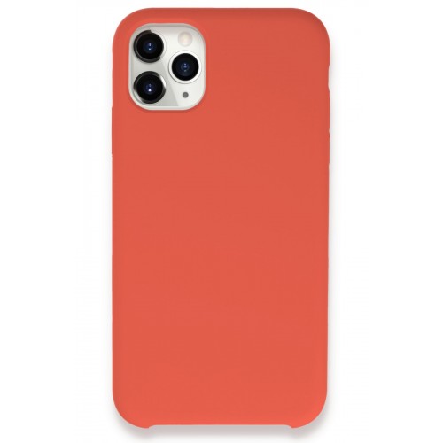 Newface iPhone 11 Pro Max Kılıf Lansman Legant Silikon - Turuncu