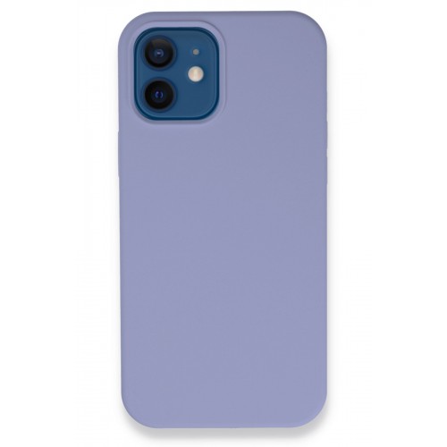 Newface iPhone 12 Kılıf Lansman Legant Silikon - Lila