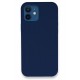 Newface iPhone 12 Kılıf Lansman Legant Silikon - Lacivert