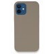 Newface iPhone 12 Kılıf Lansman Legant Silikon - Bej