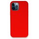 Newface iPhone 12 Pro Max Kılıf Lansman Legant Silikon - Kırmızı