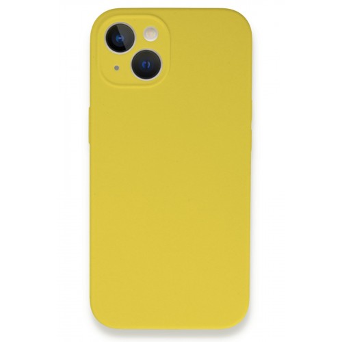 Newface iPhone 13 Mini Kılıf Lansman Legant Silikon - Sarı