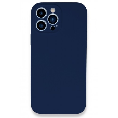 Newface iPhone 13 Pro Max Kılıf Lansman Legant Silikon - Lacivert