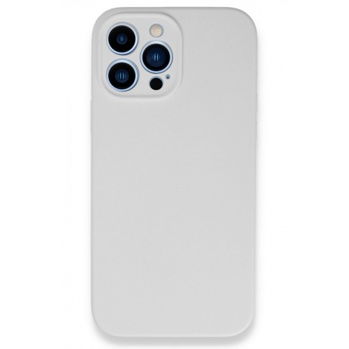 Newface iPhone 13 Pro Max Kılıf Lansman Legant Silikon - Beyaz