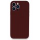 Newface iPhone 13 Pro Max Kılıf Lansman Legant Silikon - Bordo