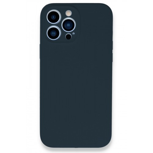Newface iPhone 13 Pro Max Kılıf Lansman Legant Silikon - Gece Mavisi