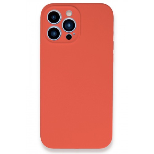 Newface iPhone 13 Pro Max Kılıf Lansman Legant Silikon - Turuncu