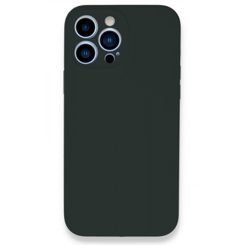 Newface iPhone 13 Pro Max Kılıf Lansman Legant Silikon - Koyu Yeşil