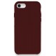 Newface iPhone 7 Kılıf Lansman Legant Silikon - Bordo