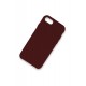 Newface iPhone 7 Kılıf Lansman Legant Silikon - Bordo