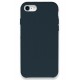 Newface iPhone SE 2020 Kılıf Lansman Legant Silikon - Gece Mavisi