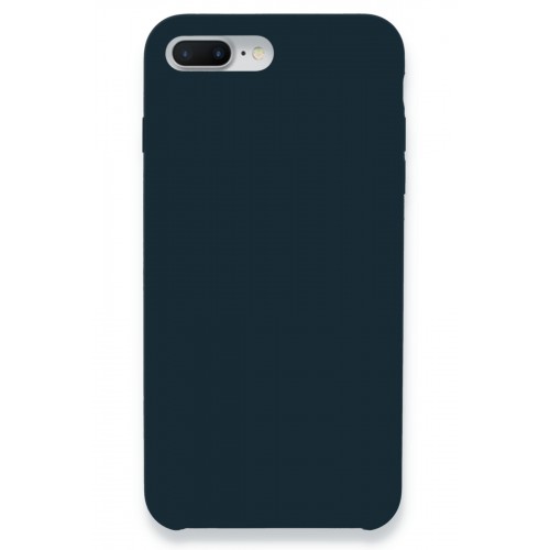 Newface iPhone 8 Plus Kılıf Lansman Legant Silikon - Gece Mavisi
