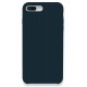 Newface iPhone 8 Plus Kılıf Lansman Legant Silikon - Gece Mavisi