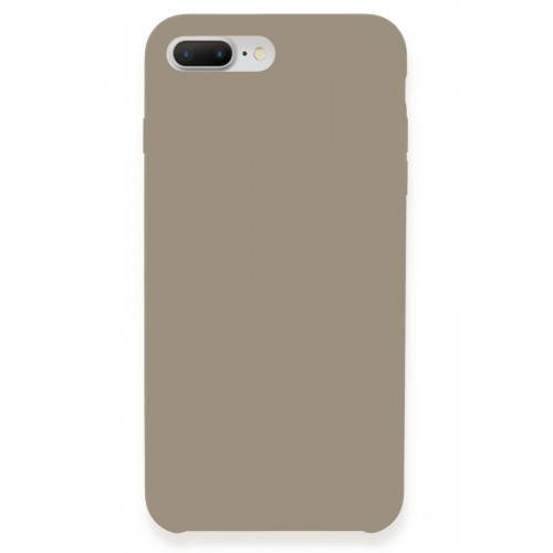 Newface iPhone 8 Plus Kılıf Lansman Legant Silikon - Bej