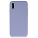 Newface iPhone XS Kılıf Lansman Legant Silikon - Lila