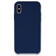 Newface iPhone XS Kılıf Lansman Legant Silikon - Lacivert