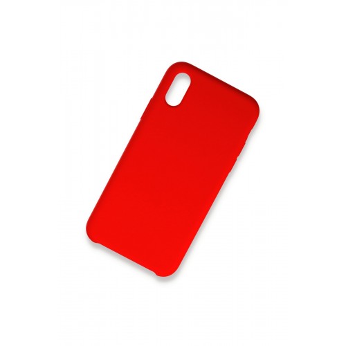 Newface iPhone XS Kılıf Lansman Legant Silikon - Kırmızı Newface iPhone XS Kılıf Lansman Legant Silikon - Kırmızı