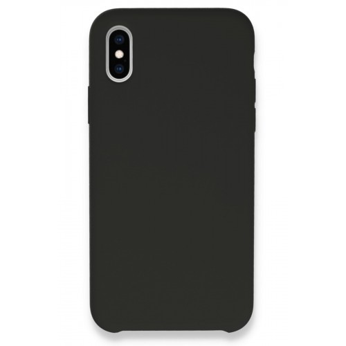 Newface iPhone XS Max Kılıf Lansman Legant Silikon - Siyah
