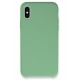 Newface iPhone XS Max Kılıf Lansman Legant Silikon - Yeşil